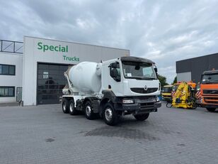 camion malaxeur Renault Kerax 460 DXI 8x4 EEV + Concrete Beton Mixer Schwing Stetter AM