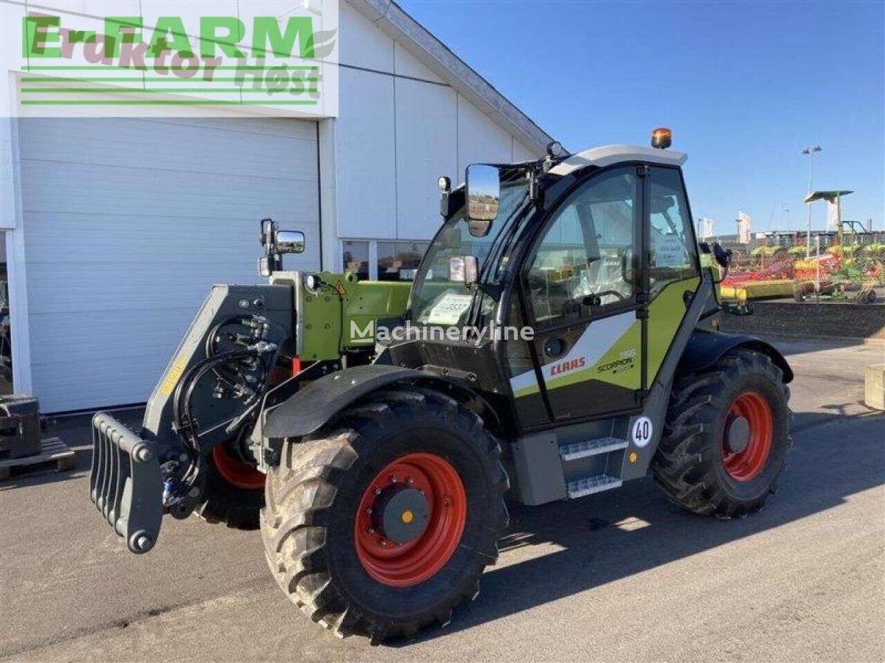 chargeuse articulée télescopique Claas