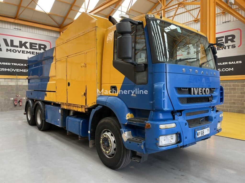 excavatrice-aspiratrice IVECO 6X4 STEEL TIPPING WASTE WATER TANKER/GULLY SUCKER