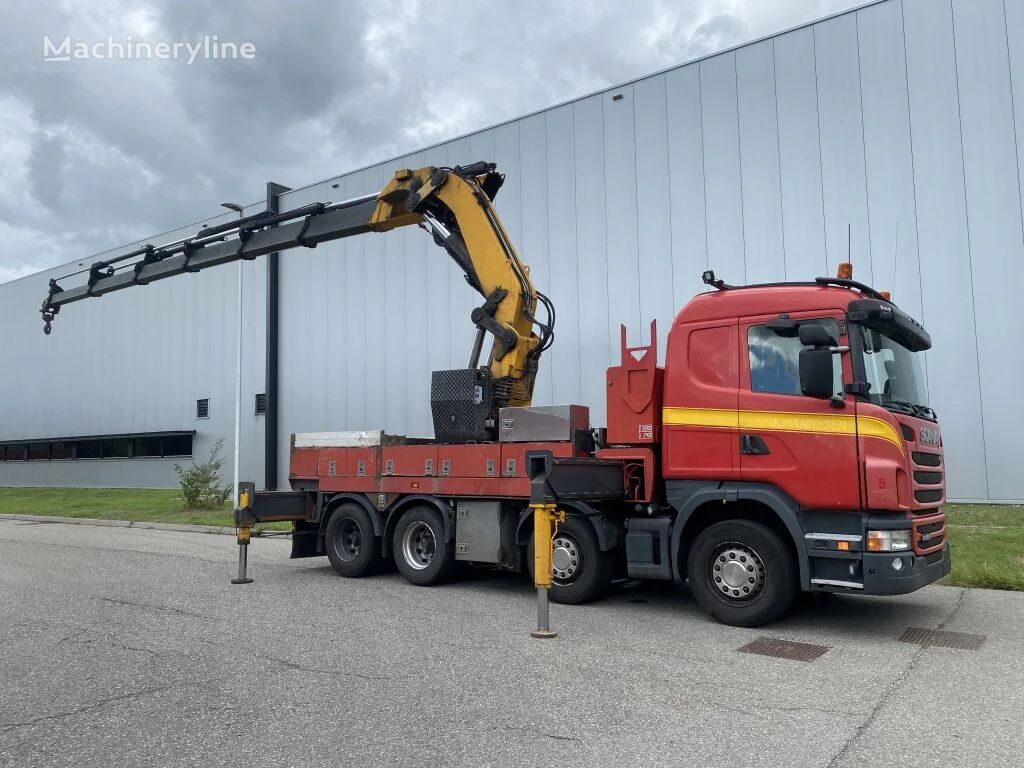 grue mobile Scania G480 8X4 + EFFER 1250 6S + REMOTE + WINCH - 6+3 EXTENSIONS