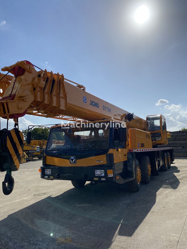grue mobile XCMG XCMG QY70K used 70 ton hydraulic mounted mobile truck crane