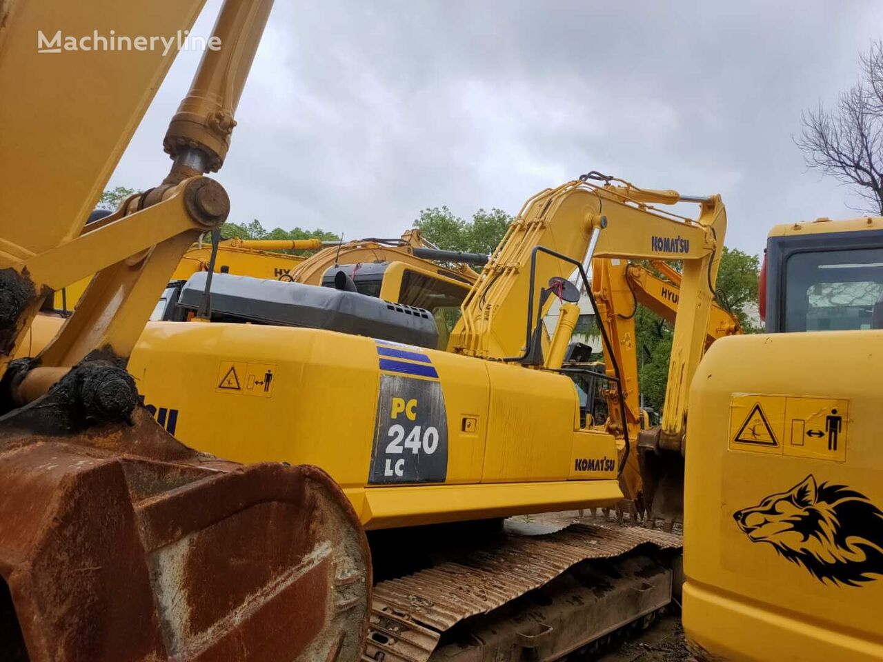 pelle sur chenilles Komatsu pc240