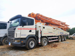 pompe à béton Zoomlion 63m X-6RZ 2013 sur châssis Scania G470CB 10X4