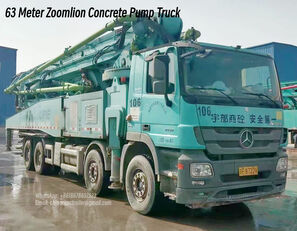 pompe à béton Zoomlion 63 Meter Concrete Pump Trucks for Sale in Guinea
